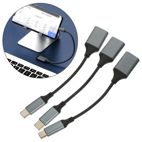 3 Pcs USB-C Male to USB 3.0 Female OTG Cable Adaptor for Pixel and other