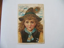 Philadelphia Pennsylvania Strawbridge & Clothier Hatch Litho Trade Carde 1880's