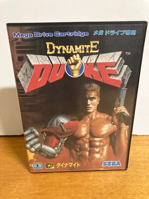 Game Sega Mega Drive Dynamite Duke - Complete with manual - NOT TESTED