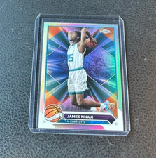 2023-24 Topps Chrome James NNaji Rookie Refractor