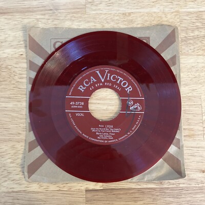 MARIO LANZA-BROWN TEMPTATION/ ROZSA LYGIA-RCA VICTOR-45 RPM RED SEAL-(49-3738)