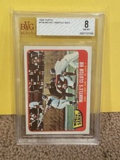 1965 Topps #134 World Series Game 3 Mickey Mantle Clutch Home Run Bvg 8
