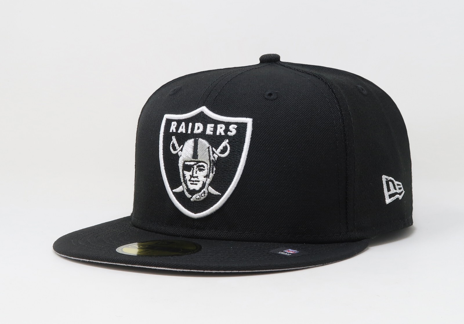 New Era 59Fifty Men Women Cap Team Las Vegas Raiders Basic Black Fitted Wool Hat