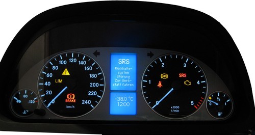 Display LCD Per Quadro Strumenti Mercedes Classe A W169 / Classe B W245 - Codici OEM A1695400448 E 0263643242