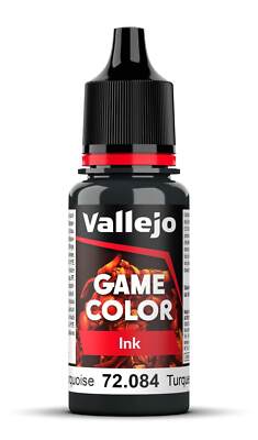 Vallejo 72.084 Dark Turquoise 18 ml - Game Color Ink