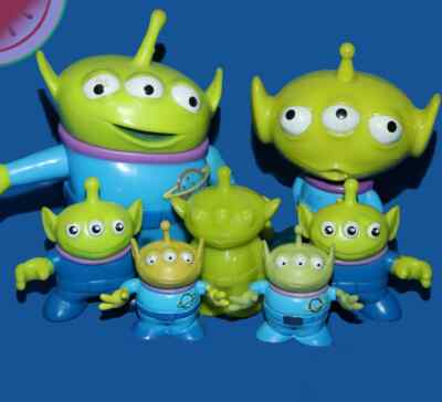Disney Pixar TOY STORY Lot 7 PIZZA PLANET Space Aliens Figures