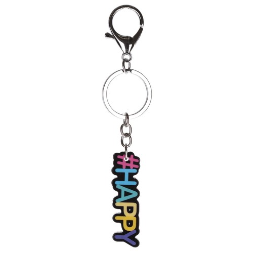 Keyring Plastic Metal Tag Designs Kids Dog Cat Initials Animals Charm Gift Kids - Picture 190 of 290