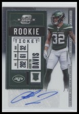 #179 Ashtyn Davis 2020 Panini Contenders Optic Rookie Auto