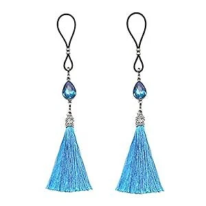 Tassel Nipple Jewelry Noose Non Piercing Teardrop Nipple Rings Body Jewelry