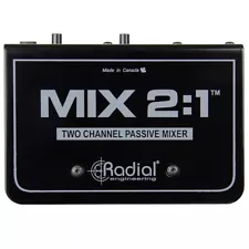 Radial Mix 2:1 2-channel Passive Mixer - Open Box Stereo to Mono