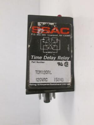 SSAC Digi-Set TDML120AL Time Delay Relay, 1-1023 Seconds, 120VAC, Used