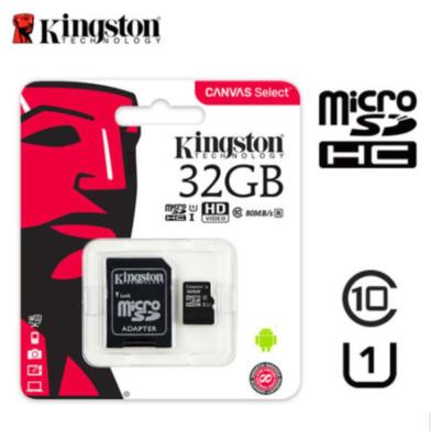 Kingston 32GB 80MB /s Micro SD SDHC SDXC Class10 UHS-I Memory Card with Adapter