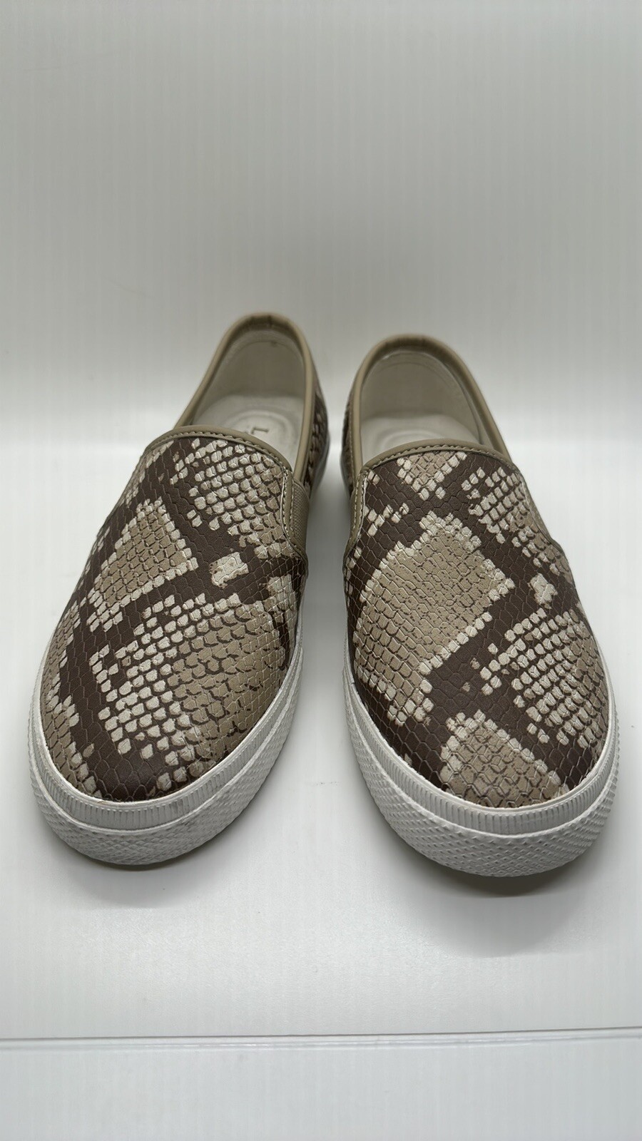 Lauren Ralph Lauren Women’s Size 5 Jinny Python Embossed Leather Slip ...