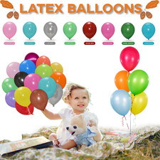 Plain Balloons 12" LATEX balloon curling ribbons 50 Meter Gift wrapping helium