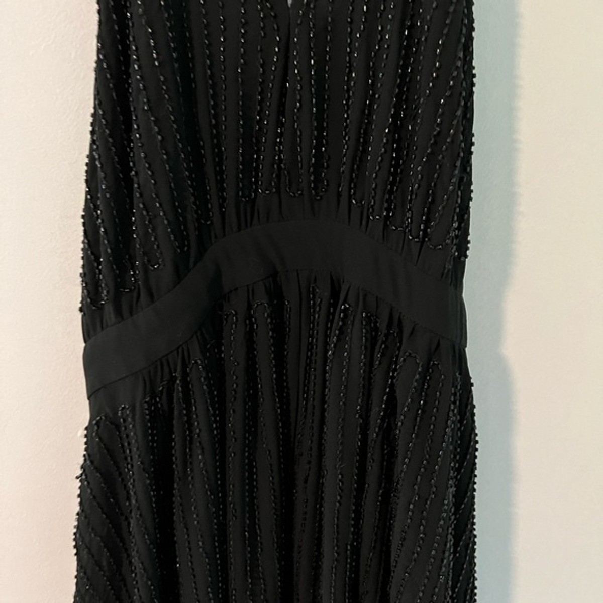 Bardot Black Beaded Halter Neck Open Back Mini Dress S | eBay