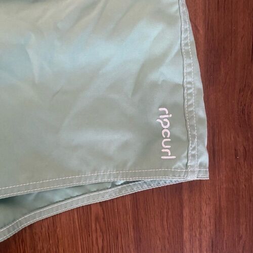 Vintage Rip Curl Womens Boardshorts Size 3 Green Surf Beach Summer Vacation - Picture 2 of 11
