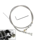 36 in Braided Engine Throttle Gas Cable Kit For Chevrolet Chevy LS1 4.8/5.3/6.0L