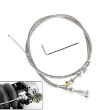 36 In Braided Engine Throttle Gas Cable Kit For Chevrolet Chevy Ls1 4.85.36.0l