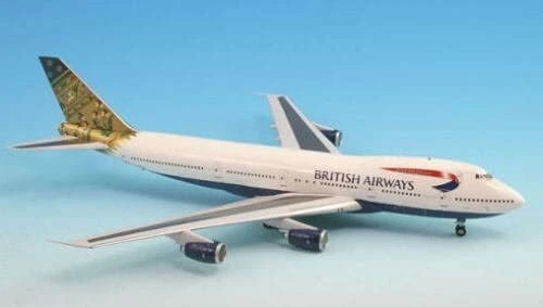 Modelo jet 1/200 diecast IF742006 British Airways 747-200 India G-BDXO a bordo Foto 2 de 4