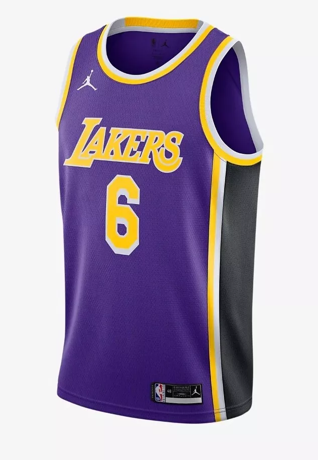 Los Angeles Lakers LeBron James #6 Association Swingman Jersey