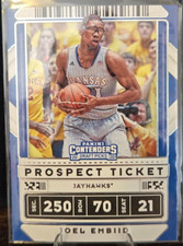 Prospect Ticket - 2020 - Joel Embiid - #21 Kansas Jayhawks - Card