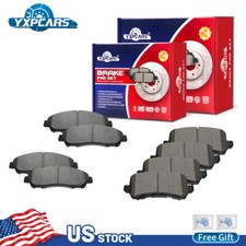 For 2014 2015 2016 2017 2018 2019 2020 Acura RLX Front & Rear Ceramic Brake Pads