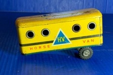 Vintage 1950's Tin Litho Horse Van Hauler Trailer Japan Unbranded