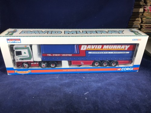 K-74 CORGI 1:50 SCALE DIE CAST TRUCK - CC13229 DAF XF CURTAINSIDE - DAVID MURRAY - Picture 1 of 7