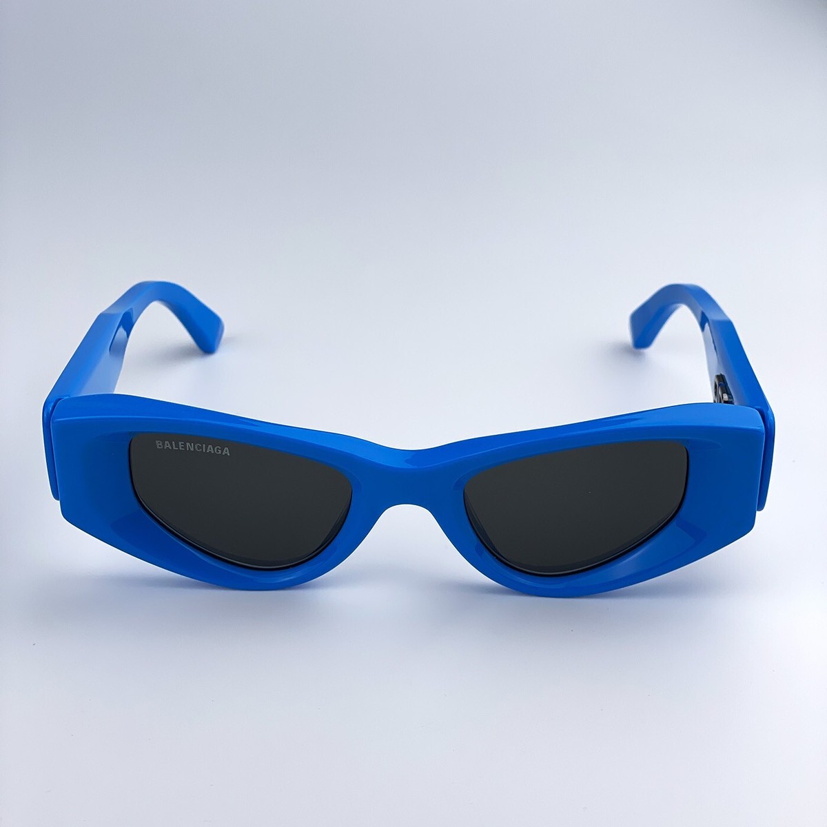 Balenciaga Women Sunglasses Blue Grey Cat Eye BB0243S 004  display picture 1