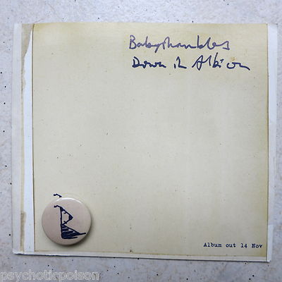 Babyshambles - Down in Albion  Promotion-Gatefold-Card mit Button zum Album 2005