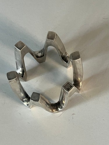 Dansk Silverplate Modern 12 Taper Candle Stick Holder Jens Quistgaard France - Picture 5 of 6