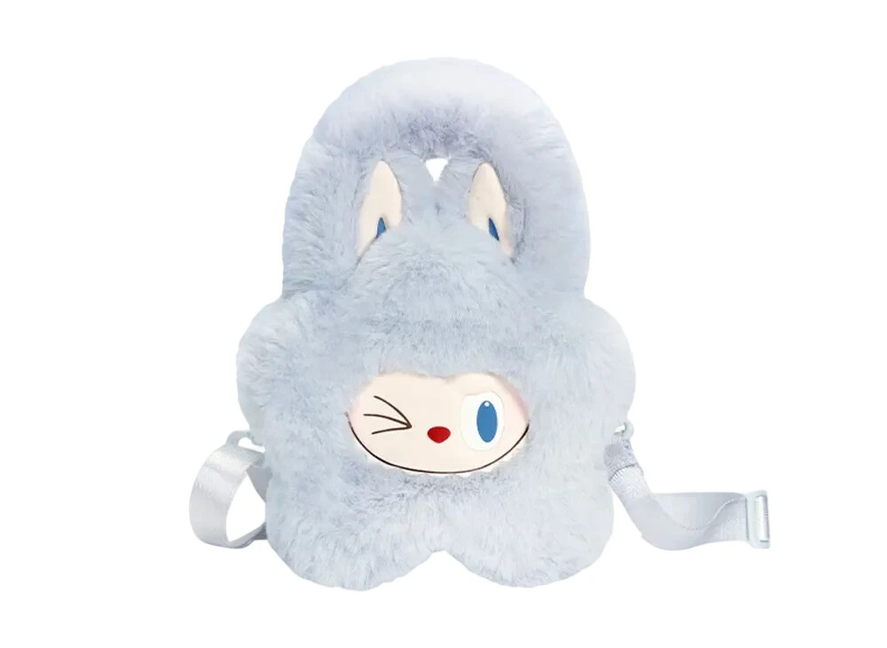 ☆POPMART☆LABUBU CLASSIC BAG SERIES PLUSH FLOWER BAG BLUE POP MART THE MONSTERS (LABUBU) Classic Series Plush Flower