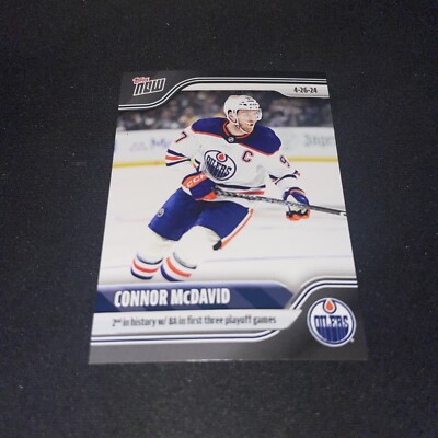 181 Connor McDavid Edmonton Oilers Topps Now NHL 2023/2024 Sticker Eishockey