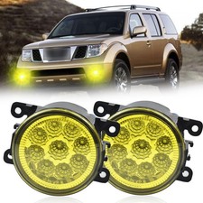For Nissan Pathfinder 2005-2012 Front Bumper Led Yellow Fog Lights Lamps 2pcs