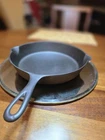 Beautifully Restored Vintage 1930's #7 Single Notch Lodge Cast Iron Skillet