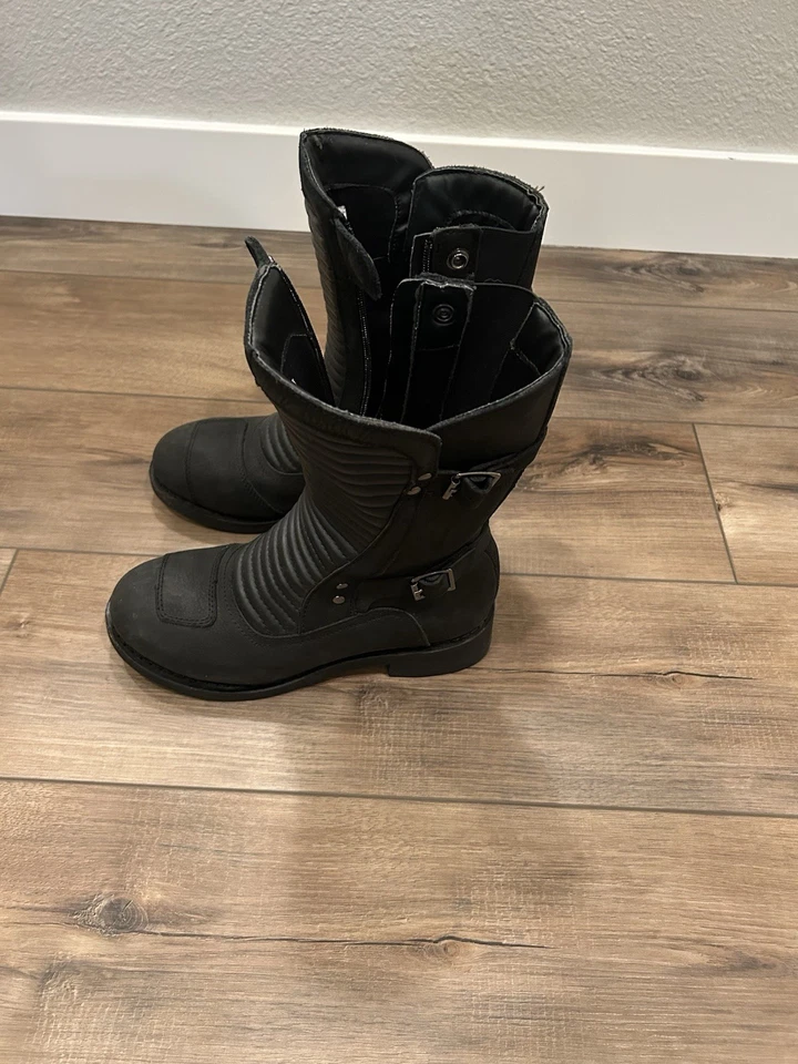 Botas de moto impermeables con protección reforzada al tobillo Foto 2 de 3