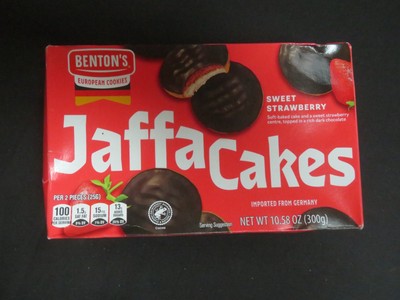 Benton's European Cookies Jaffa Cakes Sweet Strawberry 10.58 Oz / 24 Cookies