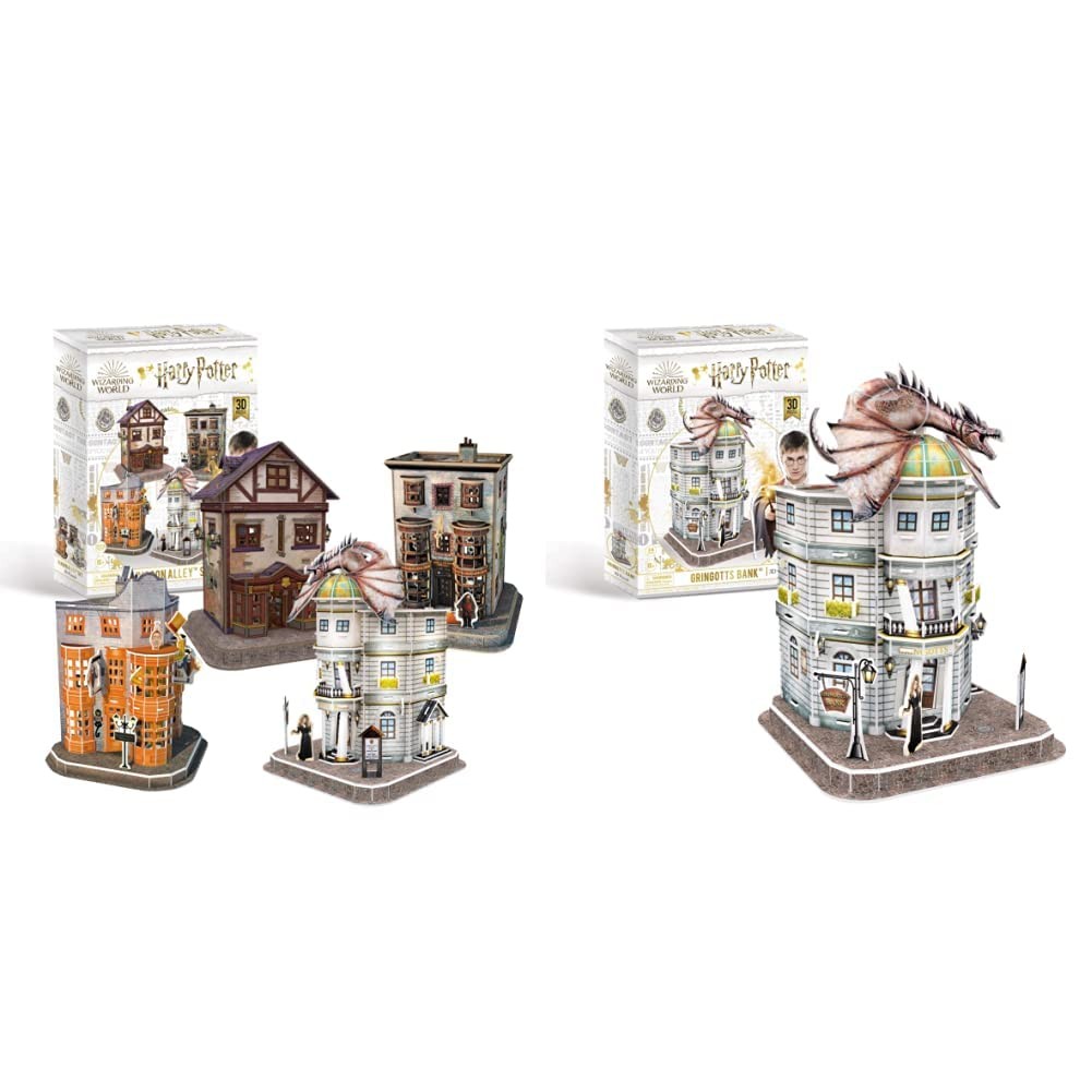 Набор 3D-головоломок Harry Potter 7585 Diagon Alley 4 в 1 Einzeln