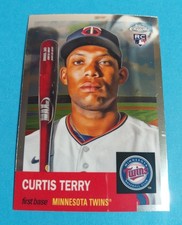 2022 Topps Chrome Platinum Anniversary Curtis Terry RC #354 Minnesota Twins 