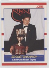 1990-91 Score Award Winners Bilingual Sergei Makarov #362 HOF 0jh2