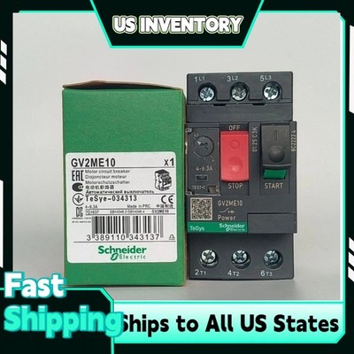 1PC NEW Schneider GV2ME10 Manual Starter Protector: CA Inventory, Quick Delivery