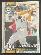 2026 Topps Series 1  - Holofoil Parallel - Max Schuemann - Athletics - #225