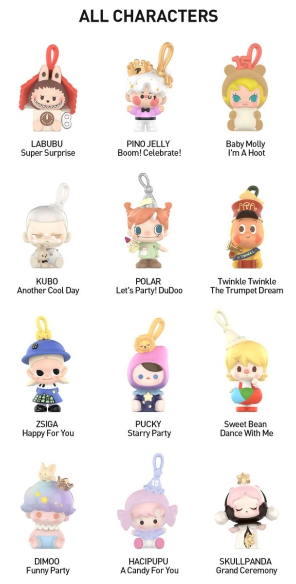 pop mart 15th Anniversary Pop Bean Celebrate This Moment LABUBU