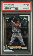2024 Bowman Chrome Myles Naylor PSA 9 MINT 1st