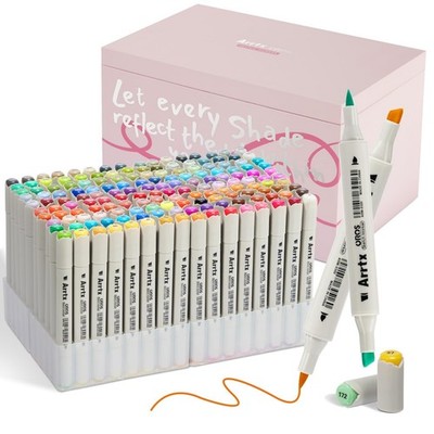 Arrtx Alcohol Markers OROS 160 Colors Brush & Double Tip