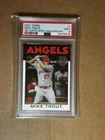 2021 Topps Mike Trout PSA 9 1986 Topps 35th Anniversary Angels