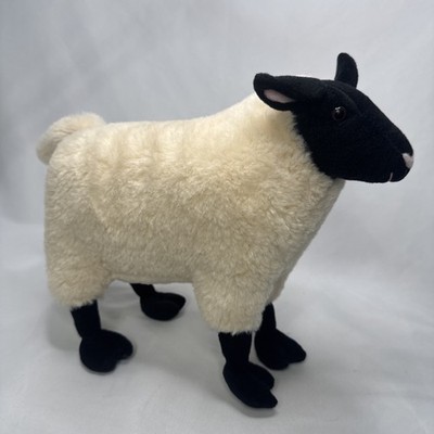Adore 14'' Standing Marshmallow The Suffolk Sheep Plush Stuffed Animal Toy