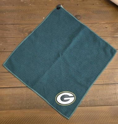 Green Bay Packers Golf Towel Team Golf Waffle Microfiber Bag Towel NFL