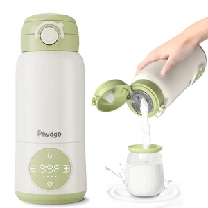 Chauffe-Bouteille Portable pour le Voyage, 15Oz Capacité Portable Lait Warmer pour bébé,