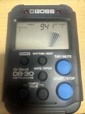 BOSS Dr. Beat DB-30 Pocket-Size Metronome w/ Rhythm Patterns - Black